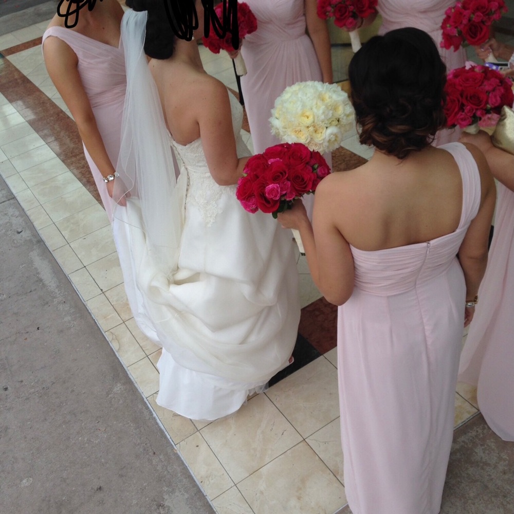 Dessy Collection Dress in Blush Style 2905 - Picture 7 of 7